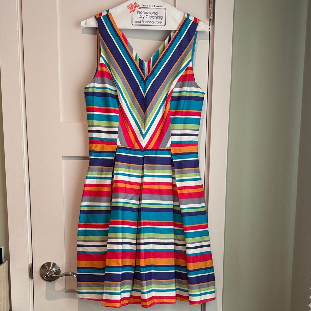Golightly Colorful Striped Dress Size Medium